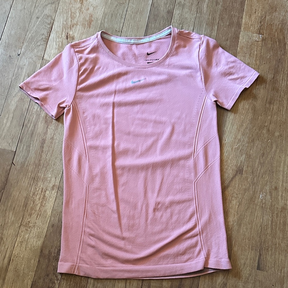 Nike Women's Dry Fit Pink Short Sleeve Tee